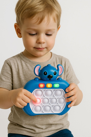 Zabawka zręcznościowa antystresowa dla dzieci POP IT POPIT STITCH gra elektroniczna sensoryczna