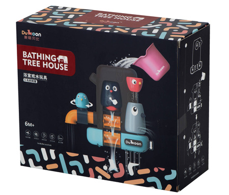 Zabawkowy domek na drzewie Zestaw do kąpieli dla dzieci z kranem Zabawka do wanny pod prysznic