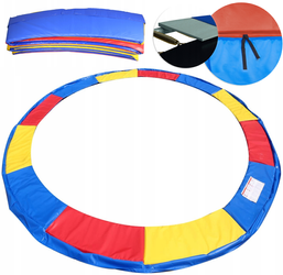 Uniwersalna osłona sprężyn do trampoliny 366 - 374cm 12FT Mata na trampolinę multikolor