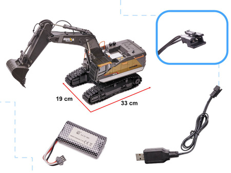 H-Toys Koparka sterowana RC 1592 skala 1:14 2,4GHz