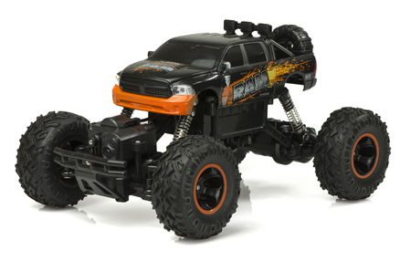 Duży zdalnie sterowany samochód Dodge Ram Rock Crawler 4WD 1:16 dla dzieci