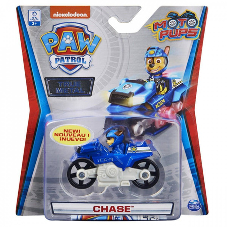Psi Patrol Die Cast Motocykl Chase True Metal Spin Master