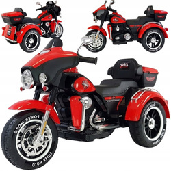 Duży motocykl elektryczny motor na akumulator dla dzieci dwa silniki ABM-5288