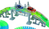 Tor samochodowy dla dzieci kolorowy Magic Track z 2 samochodami 360 elementy