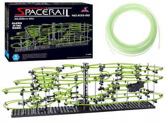 Spacerail tor kulkowy świecący w ciemności zjeżdżalnia dla kulek level 5G