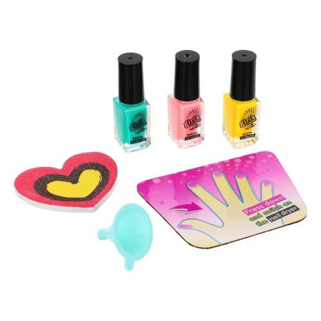 Zestaw do malowania paznokci studio kosmetyczne dla dzieci lakiery maszynki 11 elementów