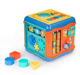 Edukacyjna kostka edukacyjna dla dzieci labirynt sorter dźwięki Ecotoys HC485016
