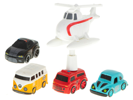 Interaktywny tor samochodowy z przeszkodami dla dzieci 4 samochody Wyścigi pojazdów Parking dla pojazdów