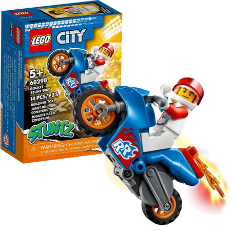 LEGO City Stuntz 60298 Rakietowy motocykl kaskaderski
