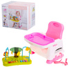 Krzesełko 2w1 stolik interaktywny z muzyką różowy