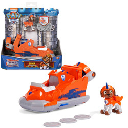 Psi Patrol: Odważni rycerze - zestaw Zuma i pojazd