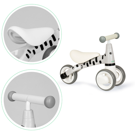Mini rower Rowerek biegowy dla dzieci Jeździk Chodzik szary Ecotoys LB1603 GRAY