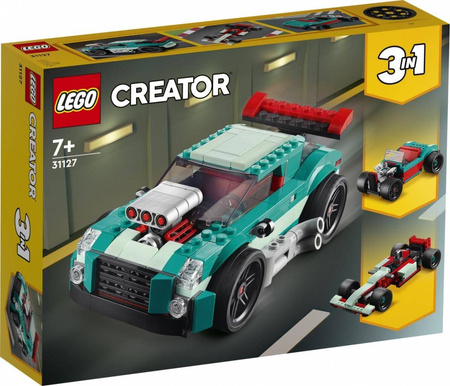 Lego Creator 3w1 - Uliczna wyścigówka + 2 modele 31127