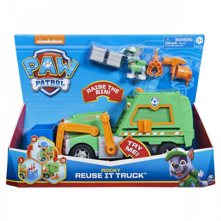 Psi Patrol Ciężarówka do recyklingu Rocky od Spin Master