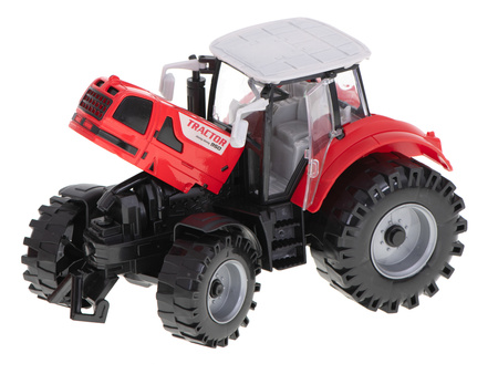 Traktor z przyczepą do transportu drewna Ciągnik