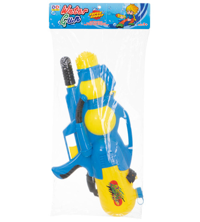 Duży pistolet na wodę dla dzieci Wyrzutnia wodna Broń na wodę Sikawka XXL 2400ML niebieski