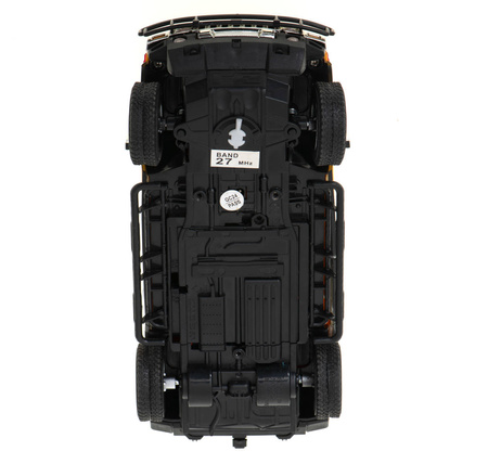 Zdalnie sterowany szybki samochód RC Hummer z efektami świetlnymi 1:24 żółty