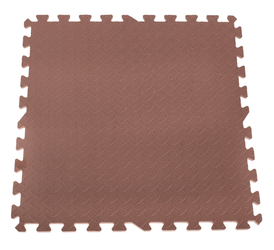 Mata edukacyjna dla dzieci Piankowe puzzle Dywanik do pokoju dziecięcego brązowy 60x60