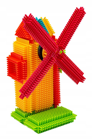 Zestaw klocków konstrukcyjnych dla dzieci Jeżyki Grzebyki Wafle 200 elementów