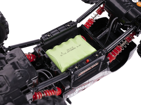 Duży samochód zdalnie sterowany Rock Crawler Pick-up Auto RC 1:14 4WD czerwony