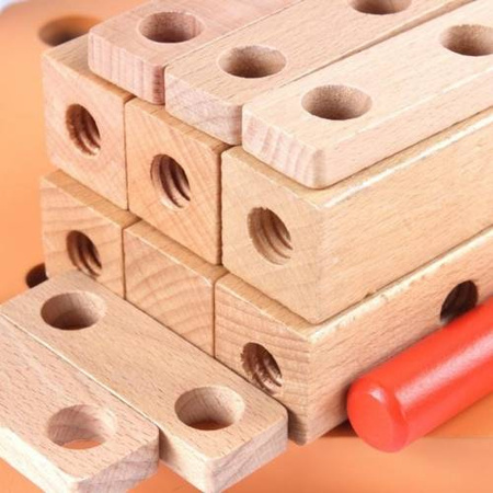 Zestaw majsterkowicza drewniany warsztat krzesełko dla dzieci