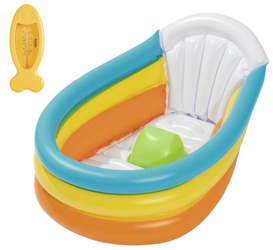 Dmuchany basen Basenik dla dzieci ze stoperem i termometrem Bestway Wanienka turystyczna