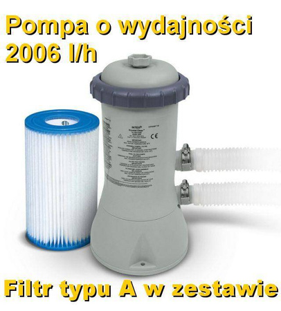 Pompa basenowa z filtrem i rurami INTEX 28604