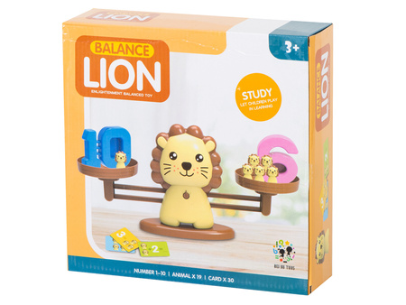 Waga szalkowa Lew - nauka liczenia na wesoło