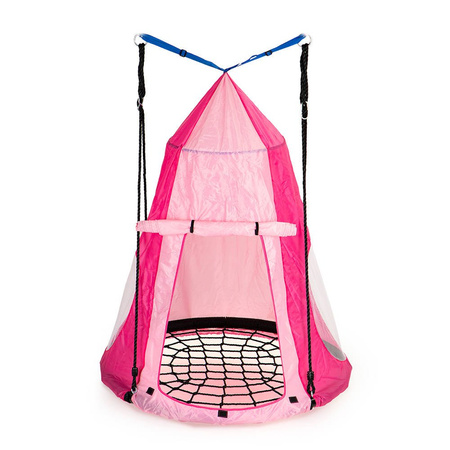Namiot ochronny na huśtawkę bocianie gniazdo dla dzieci Domek ogrodowy ECOTOYS B-TNT01 PINK
