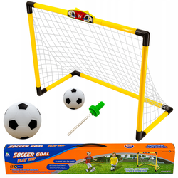 Zestaw piłkarski Duża bramka do piłki nożnej dla dzieci z piłką