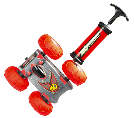 Samochód zdalnie sterowany RC Stunt Car Supermount Auto na pilota dla dzieci czerwony