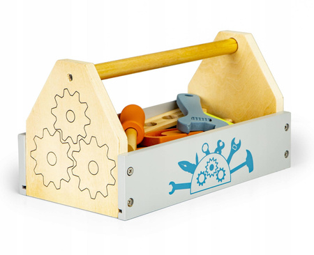Zestaw Małego Majsterkowicza Narzędzia w skrzyni Mini warsztat Ecotoys TL80013