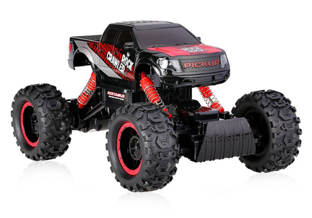 Duży samochód zdalnie sterowany ROCK CRAWLER Auto RC 1:14 2,4GHz czerwony