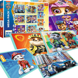 Puzzle Psi Patrol 10w1 Psy na patrolu Trefl