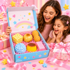 Gniotki dla dzieci zestaw gniotków box 6 elementów ser masło ziemniak śmietana pudding orzeszek