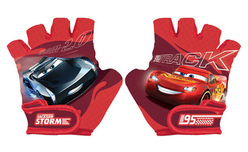 Rękawiczki na rower dla dzieci Cars 3 Auta Disney Akcesoria rowerowe 9044-S