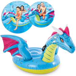 Duży dmuchany materac Jednorożec INTEX do pływania nad wodę na basen 201cm