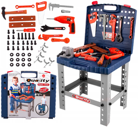 Warsztat małego majsterkowicza narzędzia dla dzieci w walizce zestaw