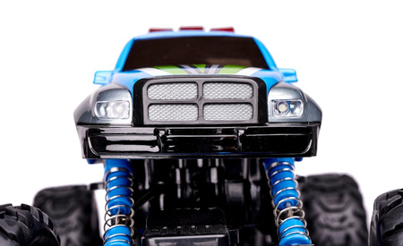 Duży samochód zdalnie sterowany Rock Crawler Pick-up Auto RC 1:14 4WD niebieski