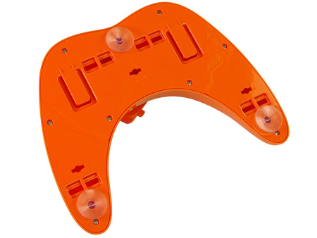 Interaktywna zabawkowa kierownica symulator jazdy dla dzieci pomarańczowa kluczyki dźwięk światło