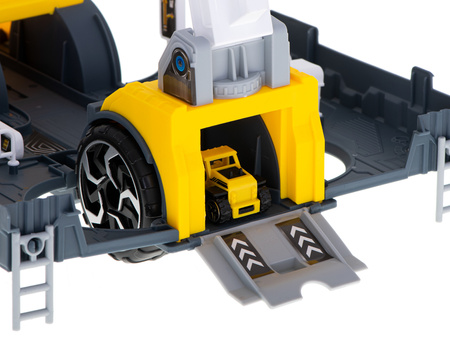 Duży transporter Ciężarówka dla dzieci Laweta Parking z zestawem samochodów Auta 2w1