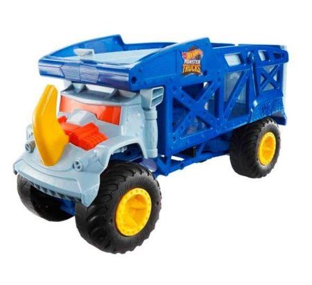 Hot Wheels Transporter Rhino Rig pojazd laweta nosorożec dla dzieci 