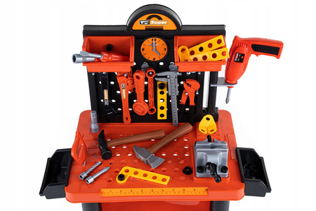 Warsztat majsterkowicza, warsztat dla dzieci, zestaw narzędzi