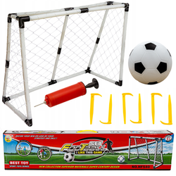 Zestaw piłkarski Duża bramka do piłki nożnej dla dzieci z piłką i pompką