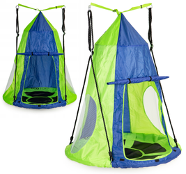 Namiot ochronny na huśtawkę bocianie gniazdo dla dzieci Domek ogrodowy ECOTOYS B-TNT01 BLUE