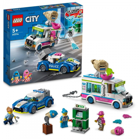 LEGO City 60314 Policyjny pościg za furgonetką z lodami