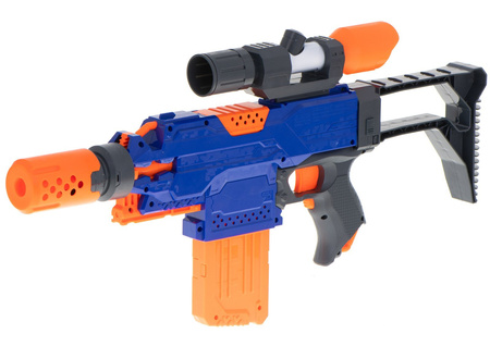 Duży karabin maszynowy na naboje piankowe NERF Wyrzutnia do strzałek Pistolet dla dzieci 48 sztuk