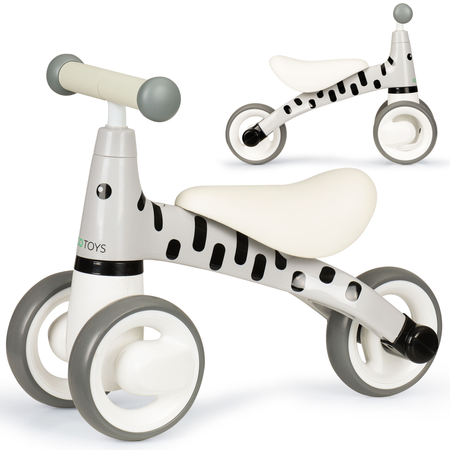 Mini rower Rowerek biegowy dla dzieci Jeździk Chodzik szary Ecotoys LB1603 GRAY