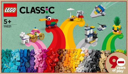 Lego Classic 11021 zestaw 90 lat zabawy - 1100el