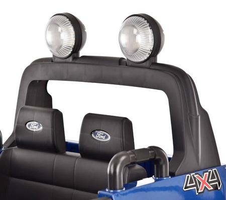 Pojazd na akumulator samochód elektryczny Monster Truck Ford Ranger auto dla dzieci niebieski